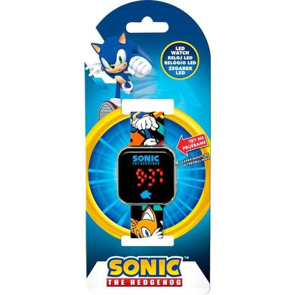 LED-klocka - BARNKÖRKORT - Sonic - Ålder 4+