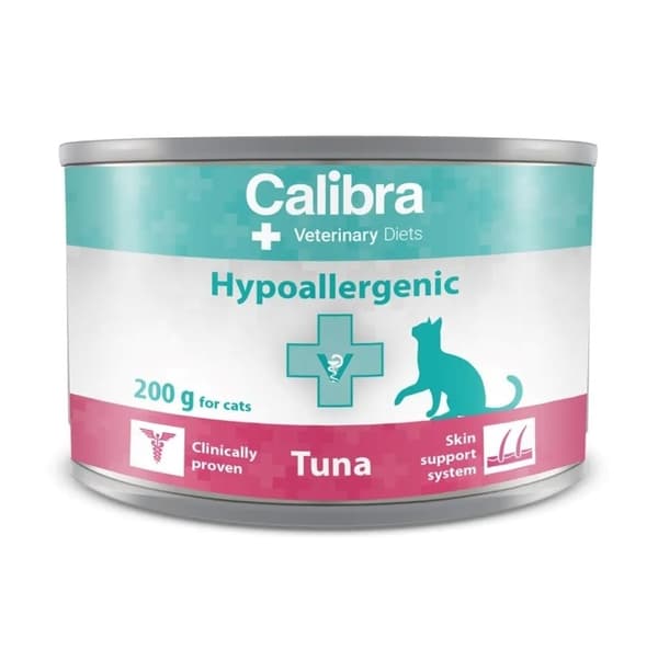 CALIBRA VD Cat Hypoallergenic Tonfisk - våtfoder för katter - 200 g