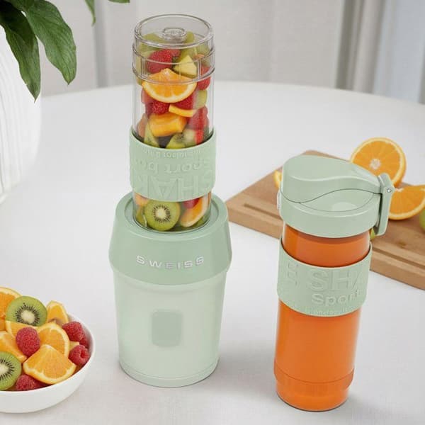 Minimixer - SWEISS - MOOV7 - 300 W - 570 ml - 2 flaskor - Grön