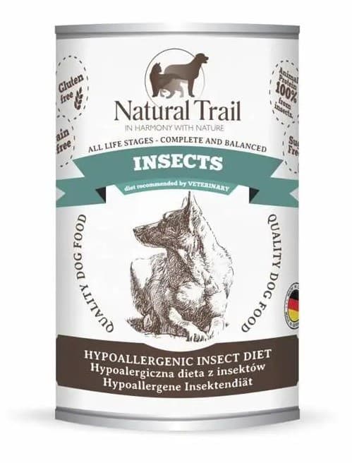 NATURAL TRAIL Hundinsekter - våtfoder för hundar - 350 g