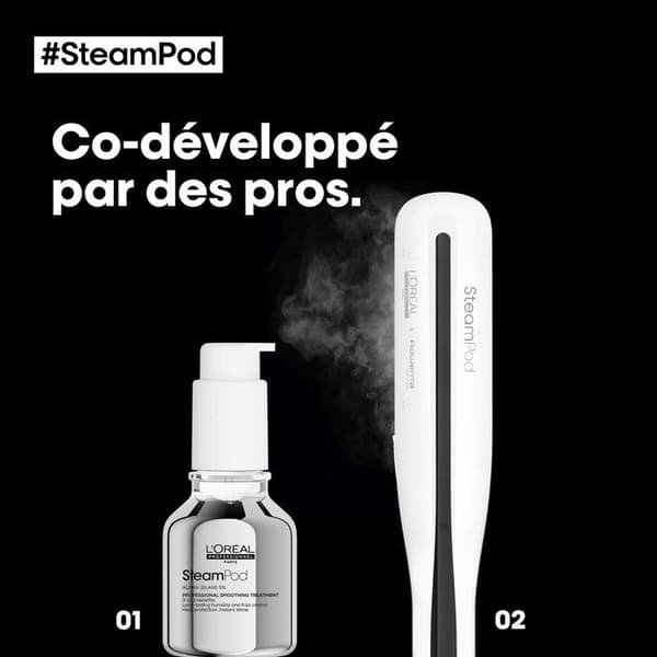Steampod 3-pack - L'ORÉAL PROFESSIONNEL - Professionell ångplattång + 3-i-1-utjämnande behandling
