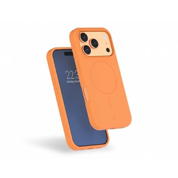 MagSafe-etui - iPhone 17 Pro - Forstærket silikone - Orange