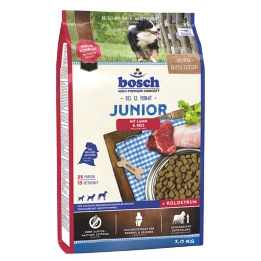 Bosch 15030 Junior til hvalpe Lam & Ris 3 kg