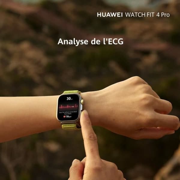 Älykello - HUAWEI - FIT 4 PRO -kello - Musta