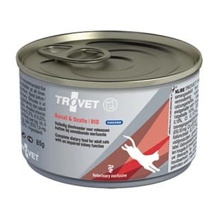 TROVET Renal & Oxalat RID Kylling - vådfoder til katte - 100 g