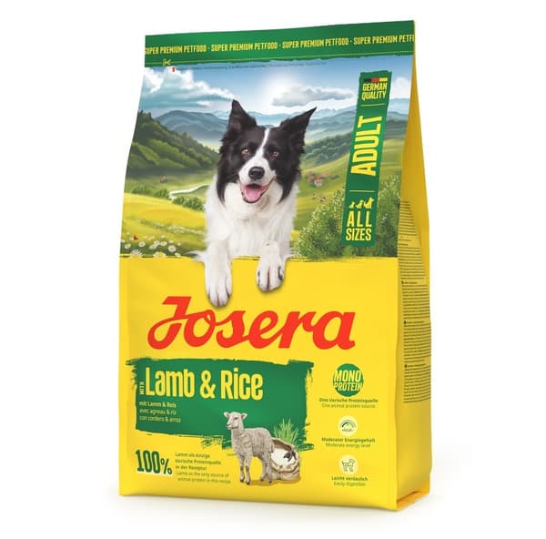 JOSERA Lam & Ris - tørfoder til hunde - 3 kg