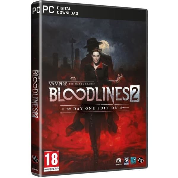 Vampire: THE MASQUERADE - BLOODLINES 2 - Day One Edition - PC-spel - Code in a Box