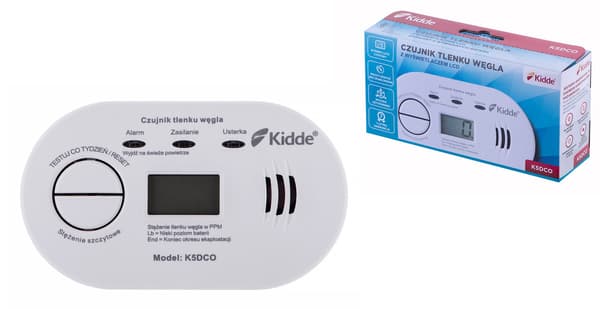 K5DCO KIDDE KULMONOXID OG KULMONOXIDDETEKTOR