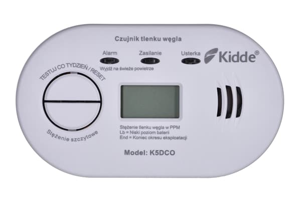 K5DCO KIDDE KULMONOXID OG KULMONOXIDDETEKTOR