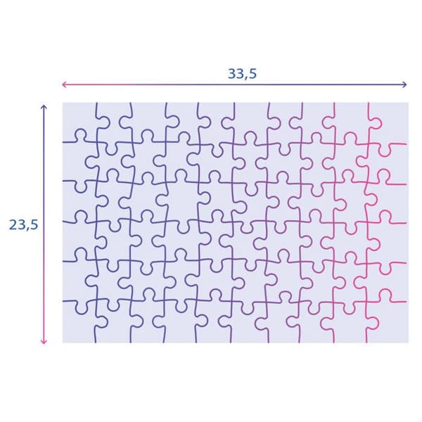 Clementoni - 60 palaa - Sininen