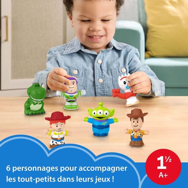 BLANDNING AV 6 TOY STORY-FIGURIER