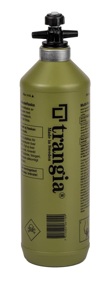 Trangia polttoainepullo, 1000ml, oliivinvihreä