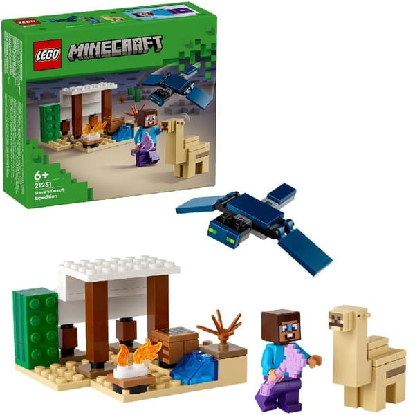 Lego Minecraft 21251 Steven aavikkoretkikunta
