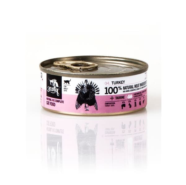 3COTY Kalkun - vådfoder til katte - 80 g
