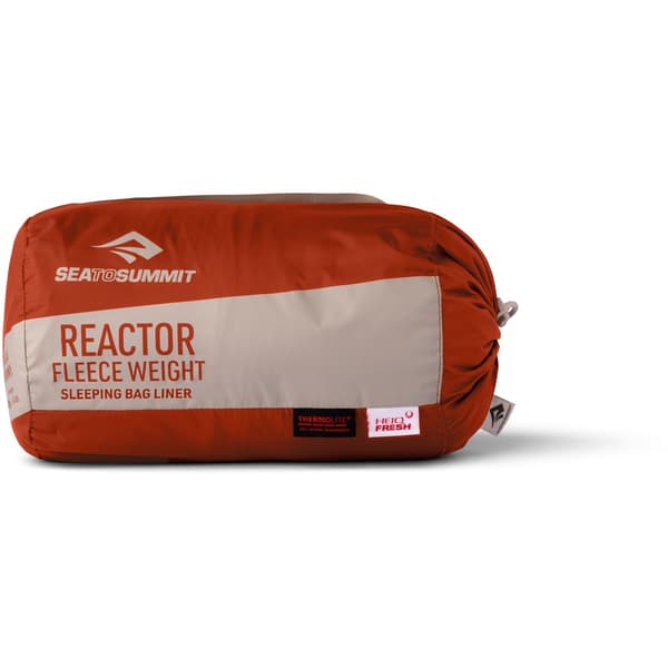 SEA TO SUMMIT Reactor Fleeceweight Liner Regular sovsäcksfoder, picante röd