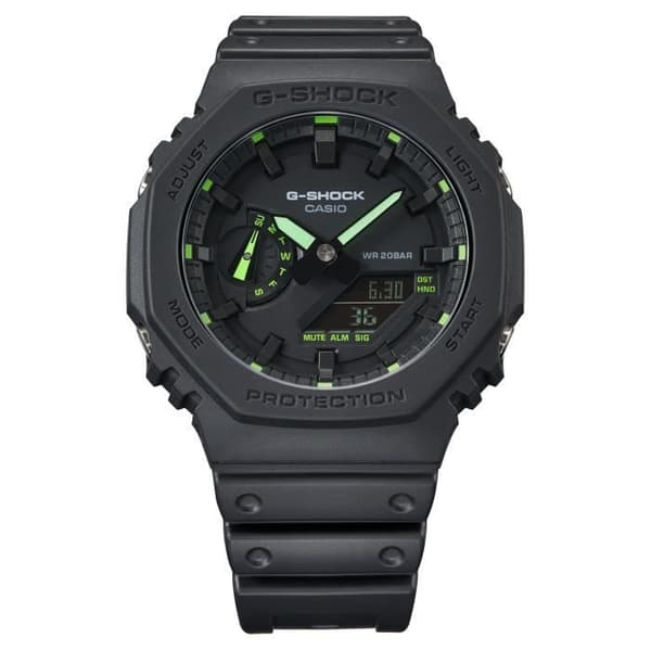 VISNING - CASIO - G-SHOCK - Sort og Resingrøn