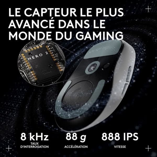 Trådlös mus - Logitech G-PRO X Superlight 2c - Vit