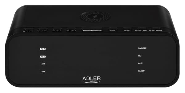 ADLER AD 1192b radiovækkeur sort