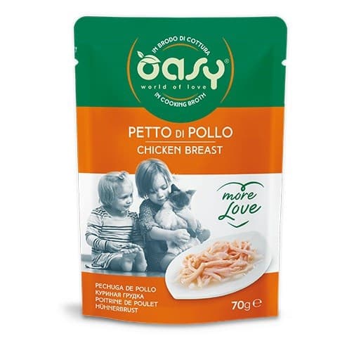 OASY More Love Kyllingebryst - vådfoder til katte - 70 g