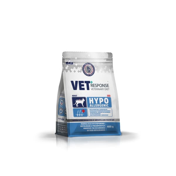 VET RESPONSE Hypoallergenisk tørfoder til katte - 400 g
