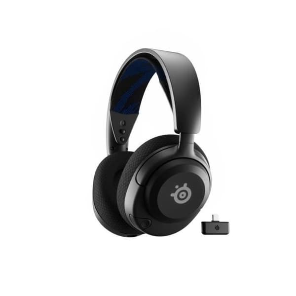 Trådløst gamingheadset - STEELSERIES - Arctis Nova 5P - Sort - ClearCast 2.0 - Batterilevetid 36 timer