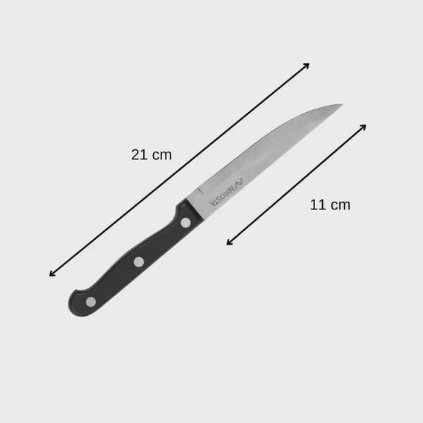 Sæt med 6 bøfknive - NIROSTA - 21 cm