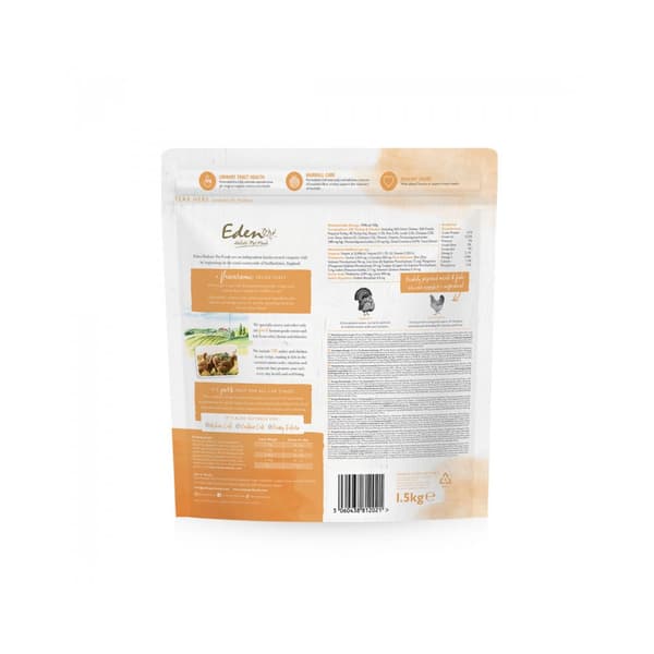 EDEN Kalkun & Kylling - tørfoder til katte - 1,5 kg