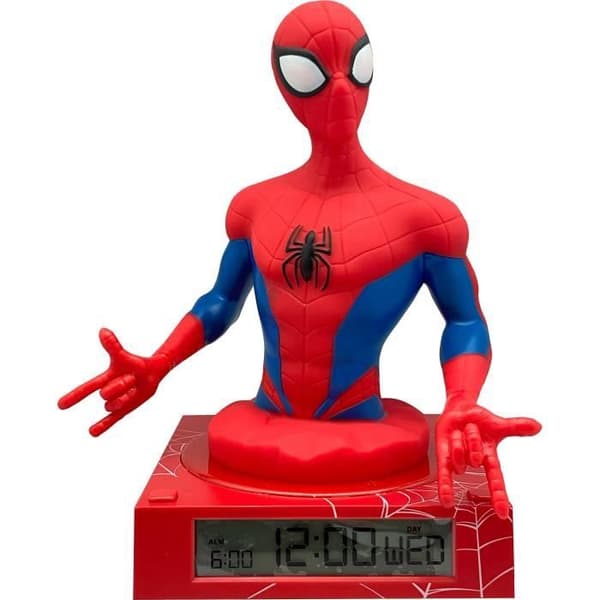 Spider-Man 3D-figur väckarklocka - BARN LICENSERING - SPD3621