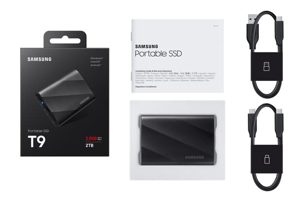 Samsung MU-PG2T0B 2 TB USB Typ-C 3.2 Gen 2 (3.1 Gen 2) Svart