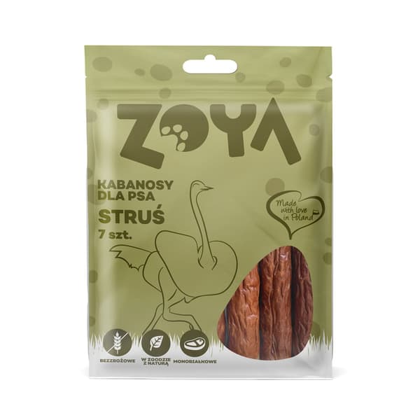 ZOYA Strutsgodis - hundgodis - 7 st