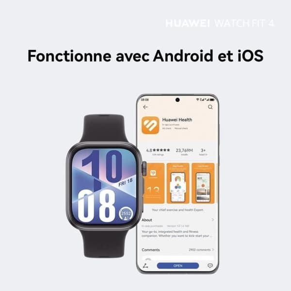 Smartklocka - HUAWEI - Watch FIT 4 - Vit