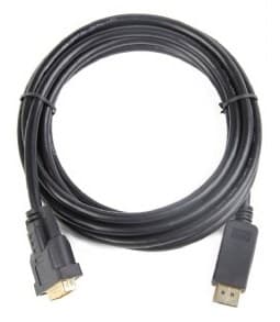 Gembird CC-DPM-DVIM-6 videokabeladapter 1,8 m DisplayPort DVI Svart