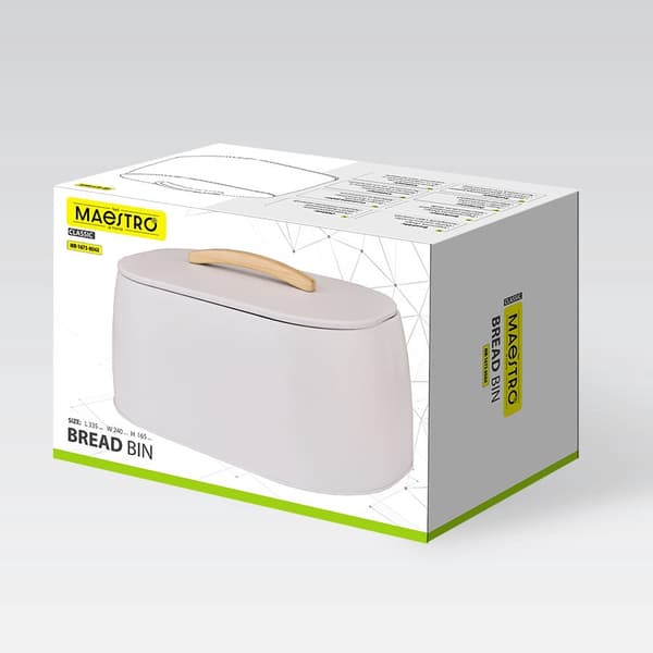 Brödlåda MAESTRO MR-1675-BEIGE Beige