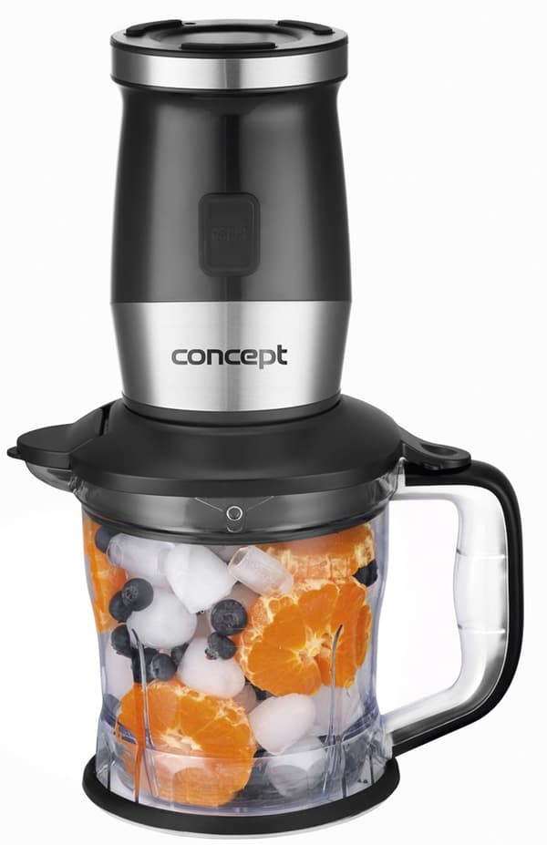 Concept SM3390 blender 1,2 L Stavblender 700 W Sort, Rustfrit stål