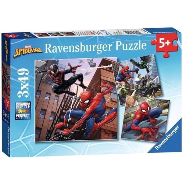 SPIDER-MAN Pussel Och Action 3x49 bitar