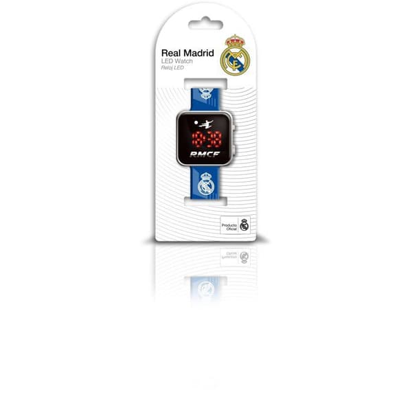LED-ur - BØRNEKORT - Real Madrid - Alder 4+ - Blå