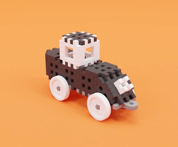 MARIOINEX Mini Vaffel Byggeklodser Constructor Expert, 301 dele
