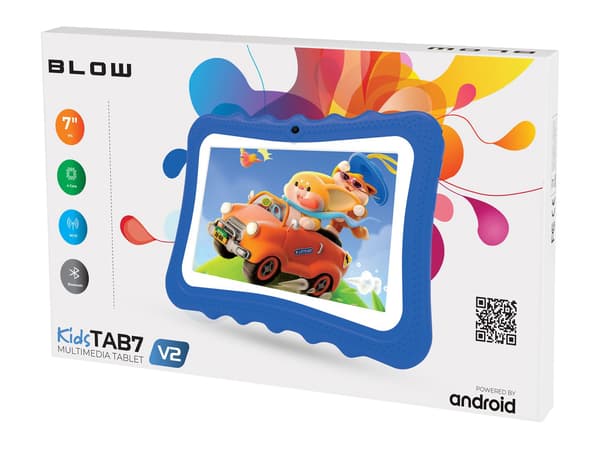 KidsTAB7 V2 BLOW 4/32GB Tablet Blåt Etui 2MP