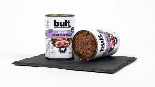 BULT Rik på lamm - Våtfoder för hundar - 800 g