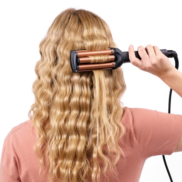 BaByliss Deep Waves Krøllejern Varm Sort, Orange 2,5 m