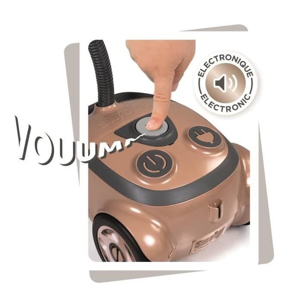 SMOBY - Rowenta Cylinderdammsugare - från 3 år