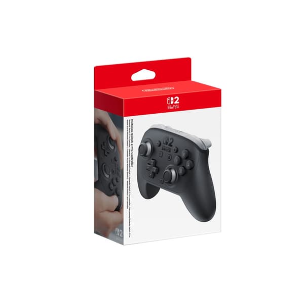 Nintendo Switch 2 Pro-kontroll Svart Bluetooth-gamepad Analog/Digital Nintendo Switch 2