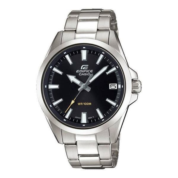 CASIO EDIFICE Rostfritt Stålklocka - Grå - Kvarts - Mineralglas - Analog