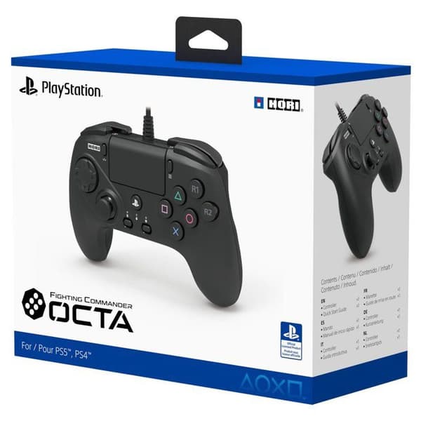 Trådbunden Fighting Commander Hori-tillbehör PS5-kontroll