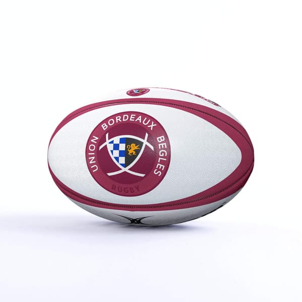 Rugbybold - Bordeaux UBB - Replika - GILBERT - Størrelse 5