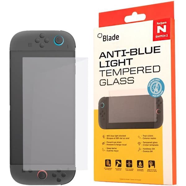Hærdet glas mod blåt lys - Nintendo Switch 2