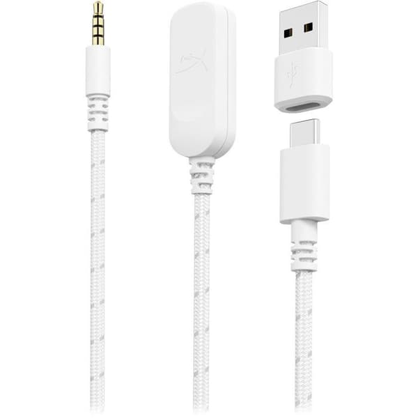 Trådbundet spelheadset - HyperX Cloud III - för PC och konsol - vit