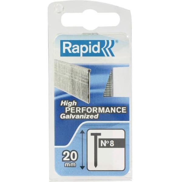 RAPID Galvaniserede spidser - Fin tråd - Nr. 8/20 mm
