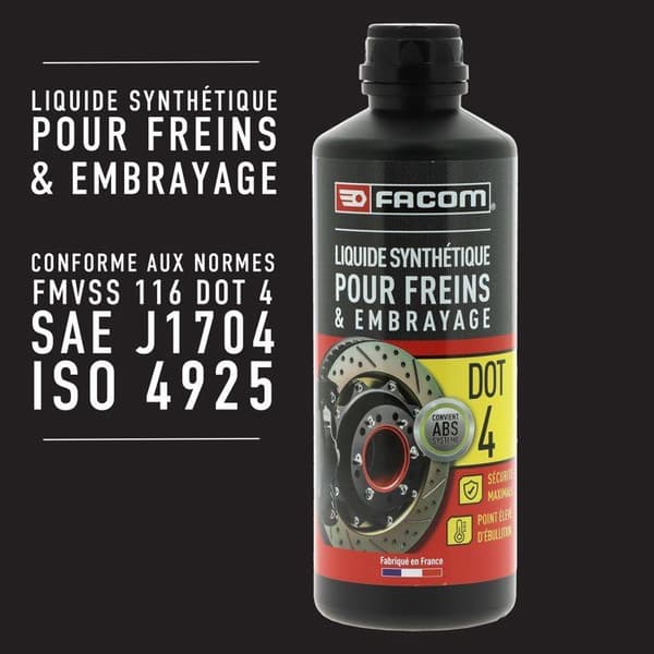 Bremsevæske - FACOM - DOT4 - 500 ml