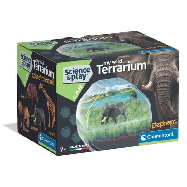 CLEMENTONI - Mini terrarium - Elefant